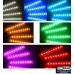 Banda Led RGB lumina ambientala auto multiple culori cu telecomanda 12 Led-uri/banda